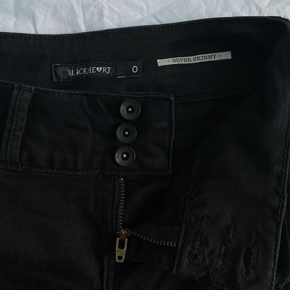 Black Ripped Jeans - Picture 3 of 6